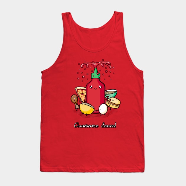 Awesome Sauce Tank Top by Droidloot